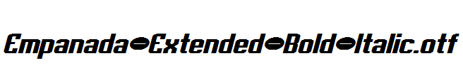 Empanada-Extended-Bold-Italic.otf