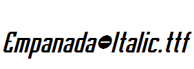 Empanada-Italic.otf