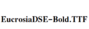 EucrosiaDSE-Bold.ttf