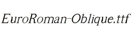 EuroRoman-Oblique.ttf