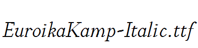 EuroikaKamp-Italic.ttf