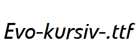 Evo-kursiv-.ttf