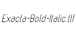 Exacta-Bold-Italic.ttf