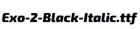 Exo-2-Black-Italic.otf