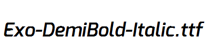 Exo-DemiBold-Italic.ttf