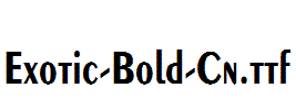 Exotic-Bold-Cn.ttf