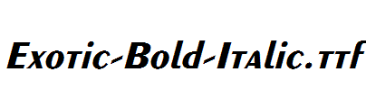 Exotic-Bold-Italic.ttf