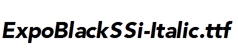 ExpoBlackSSi-Italic.ttf