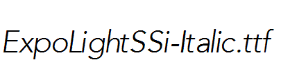 ExpoLightSSi-Italic.ttf