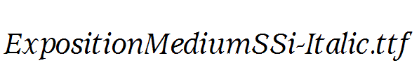 ExpositionMediumSSi-Italic.ttf