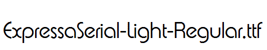 ExpressaSerial-Light-Regular.ttf