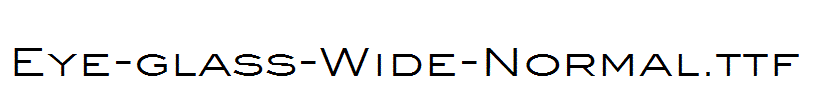 Eye-glass-Wide-Normal.ttf