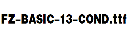FZ-BASIC-13-COND.ttf