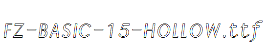 FZ-BASIC-15-HOLLOW.ttf