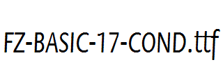 FZ-BASIC-17-COND.ttf