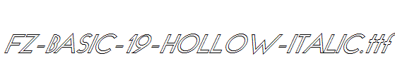 FZ-BASIC-19-HOLLOW-ITALIC.ttf