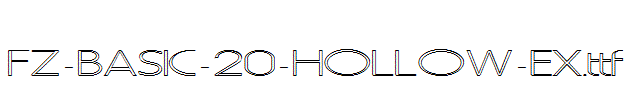 FZ-BASIC-20-HOLLOW-EX.ttf