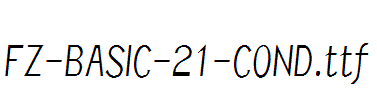 FZ-BASIC-21-COND.ttf