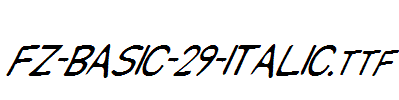 FZ-BASIC-29-ITALIC.ttf