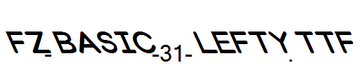 FZ-BASIC-31-LEFTY.ttf