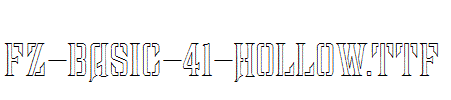 FZ-BASIC-41-HOLLOW.ttf