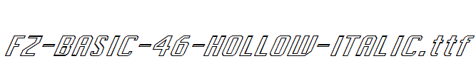 FZ-BASIC-46-HOLLOW-ITALIC.ttf