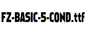 FZ-BASIC-5-COND.ttf