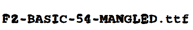 FZ-BASIC-54-MANGLED.ttf