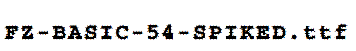 FZ-BASIC-54-SPIKED.ttf