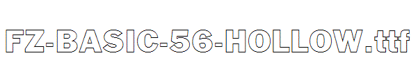 FZ-BASIC-56-HOLLOW.ttf