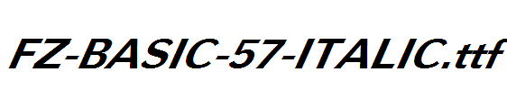 FZ-BASIC-57-ITALIC.ttf