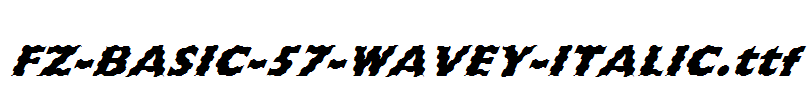 FZ-BASIC-57-WAVEY-ITALIC.ttf