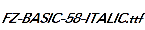 FZ-BASIC-58-ITALIC.ttf