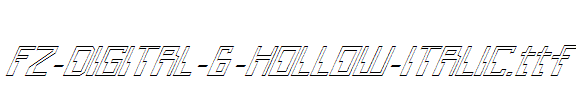 FZ-DIGITAL-6-HOLLOW-ITALIC.ttf