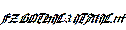 FZ-GOTHIC-3-ITALIC.ttf