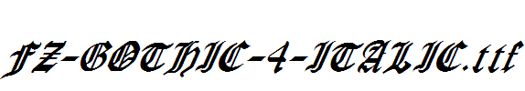 FZ-GOTHIC-4-ITALIC.ttf