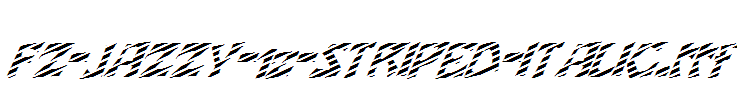 FZ-JAZZY-12-STRIPED-ITALIC.ttf