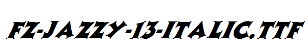 FZ-JAZZY-13-ITALIC.ttf