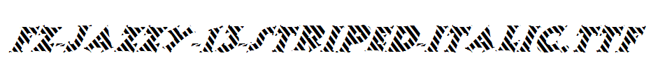 FZ-JAZZY-13-STRIPED-ITALIC.ttf