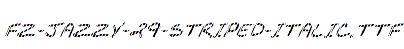 FZ-JAZZY-29-STRIPED-ITALIC.ttf