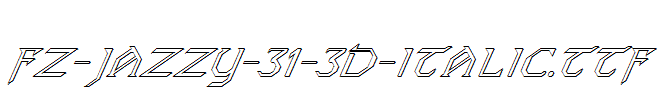 FZ-JAZZY-31-3D-ITALIC.ttf