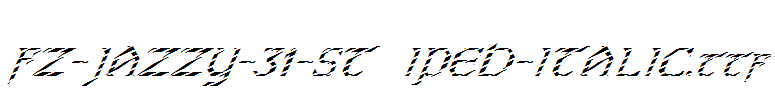 FZ-JAZZY-31-STRIPED-ITALIC.ttf