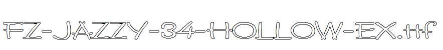 FZ-JAZZY-34-HOLLOW-EX.ttf