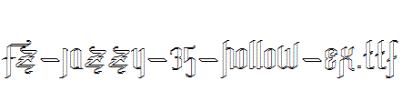 FZ-JAZZY-35-HOLLOW-EX.ttf