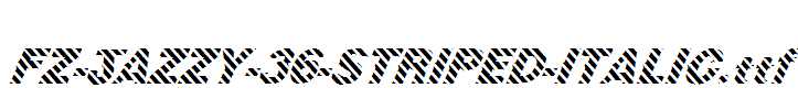 FZ-JAZZY-36-STRIPED-ITALIC.ttf