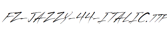 FZ-JAZZY-44-ITALIC.ttf