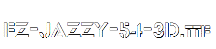 FZ-JAZZY-54-3D.ttf