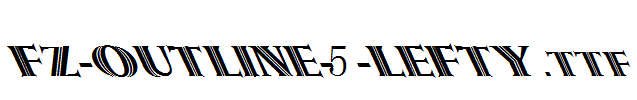 FZ-OUTLINE-5-LEFTY.ttf