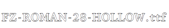 FZ-ROMAN-28-HOLLOW.ttf