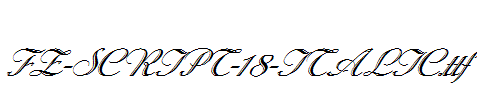 FZ-SCRIPT-18-ITALIC.ttf